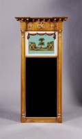 A Federal Style Giltwood Mirror