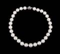 A Single Strand of White South Sea Cultured Pearl Necklace