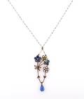 A Vintage Sapphire and Diamond Pendant