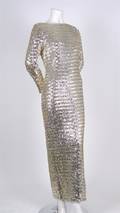 A Sequined Evening Gown