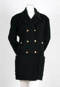 A Chanel Black Cashmere Coat