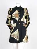 An Hermes Black Silk Jacket