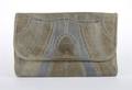 A Carlos Falchi Green Patchwork Clutch