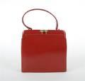 A Red Leather Handbag