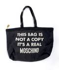 A Moschino Black Nylon Tote