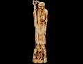 32 CARVED IVORY FIGURE OF SHAN LAO