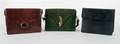 A Group of Three Lizardskin Purses