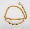 A Chanel Goldtone Chain Belt
