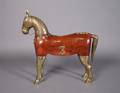 A Wood and Bronze Horse