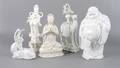 A Group of Five Porcelain Blanc de Chine Figures