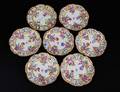 3 SET OF SEVEN MEISSEN PORCELAIN PETTIFORE PLATES