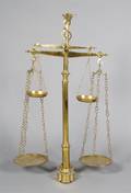 A French Brass TwoArm Scale