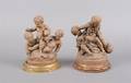 Two French Terracotta Groups of Putti