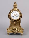 A French Bronze Mantel Clock Marti