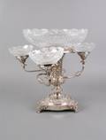 An English Silverplate Epergne