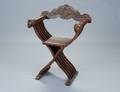 24 CARVED FRUITWOOD SAVANAROLLA CHAIR
