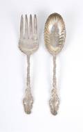 An American Sterling Silver Salad Set Durgin