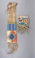A Group of Two Southwest Native American Beaded Pouches