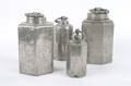 A Group of Assembled German Pewter Bottle Jugs