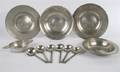 A Group of German Pewter Articles