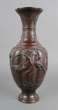 A Japanese Bronze Vase Meiji