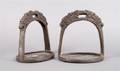 A Pair of Chinese Iron Stirrups