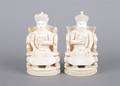A Pair of Chinese Ivory Figures
