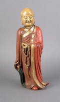 A Soapstone Carving of a Buddhist Disciple