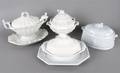 Four White Ceramic Tureens