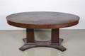 An American Empire Oval Double Pedestal Table