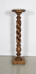 A Turned Wood Pedestal