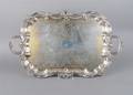 A Victorian Silverplate Serving Tray