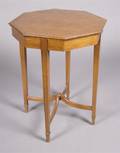 A Neoclassic Style Mahogany Side Table