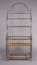 A Steel Bakers Rack