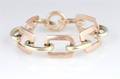 A 14 Karat Green and Rose Gold Bracelet