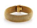 A 14 Karat Yellow Gold Mesh Bracelet