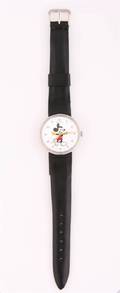 A Vintage Stainless Steel Mickey Mouse Wristwatch Zenith