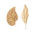 Two 14 Karat Yellow Gold Brooches
