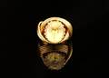 An 18 Karat Yellow Gold and Yellow Sapphire Ring Tiffany  Co Schlumberger