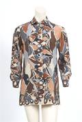 An Emilio Pucci Brown Silk Tunic