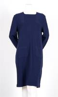 A Navy Blue Sweater Dress