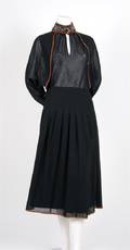 A Chloe Black Wool Ensemble