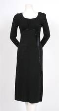 An Adolfo Black Sweater Dress