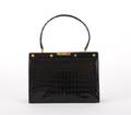 A Black Alligator Handbag