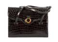 A Black Crocodile Purse