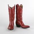 A Pair of Red Cowboy Boots