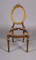 An Oval Back French Sidechair