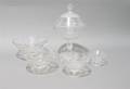 An Assembled Group of Pressed Glass Table Articles