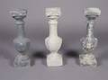 Three Cast Stone Balusters