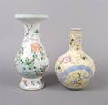 A Group of Two Chinese Famille Rose Vases